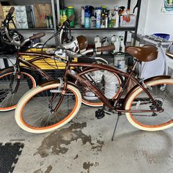 2 Kent 7 Speed Beach Cruisers - $150 Each Or Both For $250