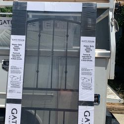 32”x80 SECURITY DOOR BLACK COLOR BRAND NEW. STORE PRICE IS 235 DLLS PLUS TAX