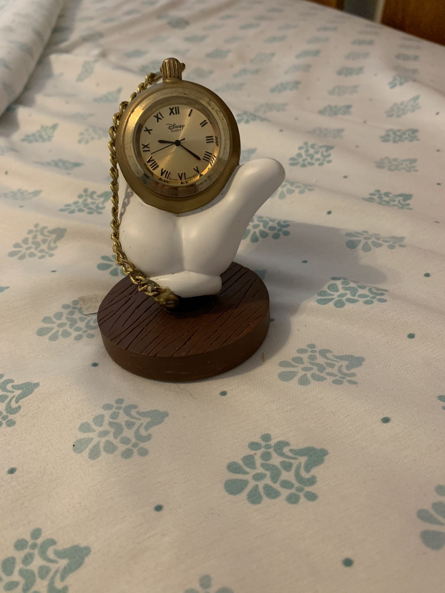 A Collectible Mickey Mouse Hans Clock Statue for a steal !!