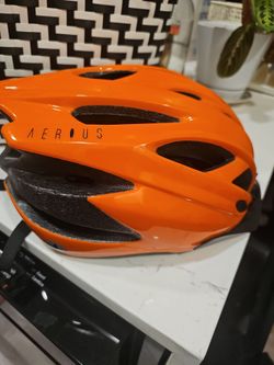 Aerius Orange Cycling Helmet