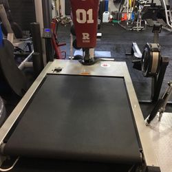 Rodger Pushing, Hitting and Running sled!!