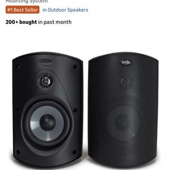 Polk Atrium 6 Outdoor Speakers 4 Total Only 2 Working Good