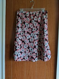New York & Co Floral Skirt, Medium