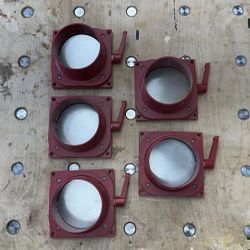 5x Woodpecker Full Throttle Blast Gates For 4” Dust Hoses