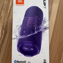 JBL Flip 7 Portable Bluetooth Speaker – Purple – New in Box