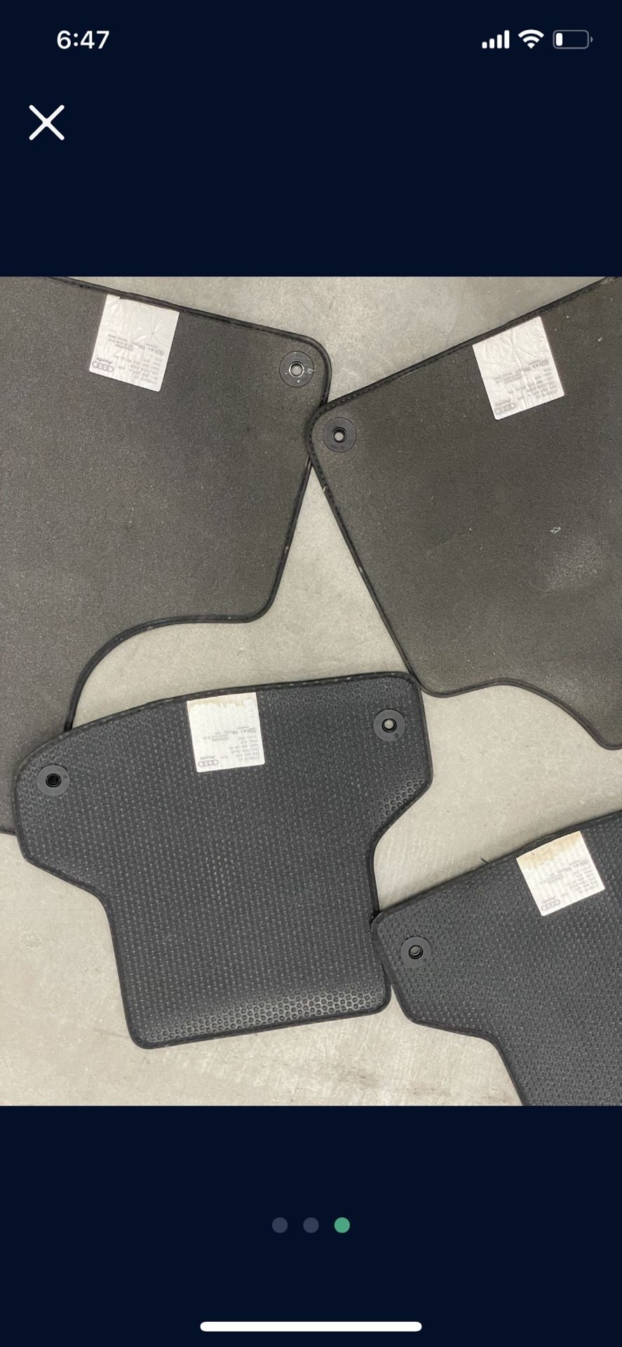 Audi  A3 Floor Mats Original 