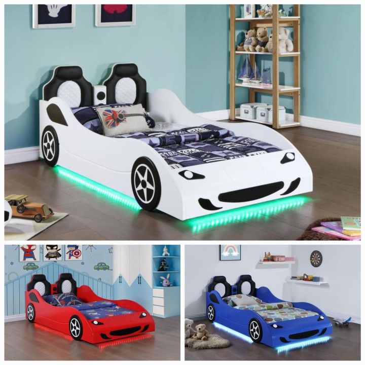 TWIN LED CAR BED NEW IN BOX