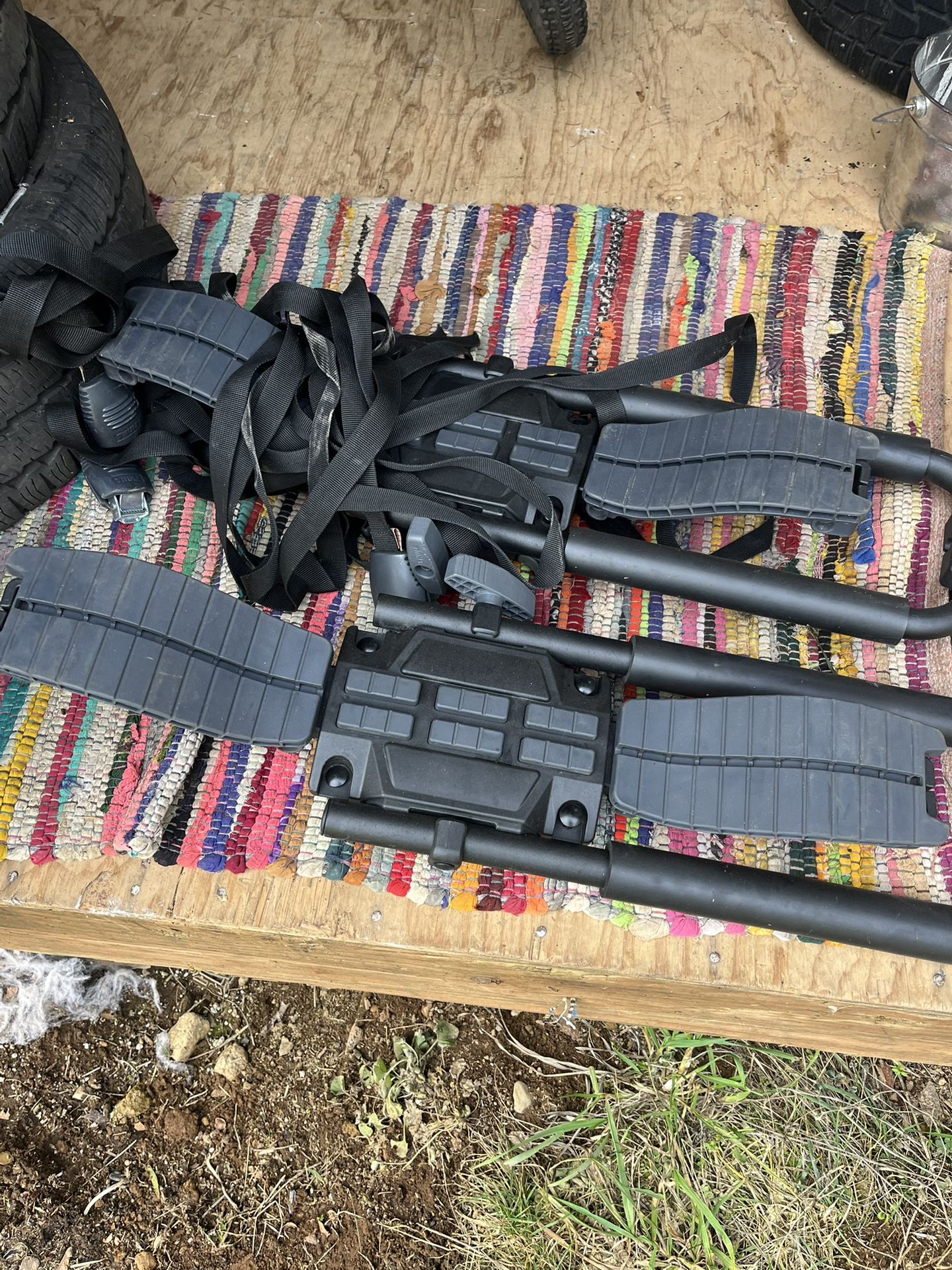 double sided kayak rack