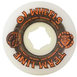 OJs 55mm Team Line Original White Black/Orange Hardline 99a OJ Skateboard Wheels