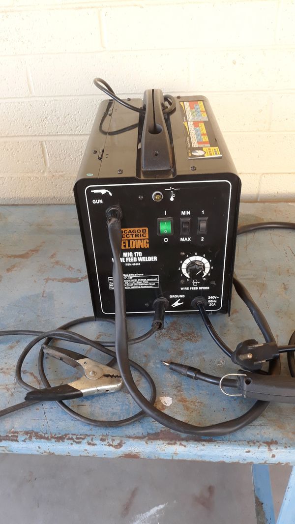 Chicago electric mig 170 wire feed welder for Sale in Tempe, AZ - OfferUp