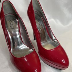 Red Guess Heels
