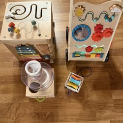 Baby / Toddler Toys (pusher, Activity Cube, Etc) 6-24mo