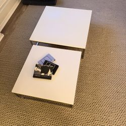 White Coffee Tables Set 