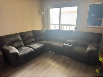 5 seat sectional sofa couch recliner 400 obo