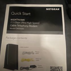 Nighthawk Ultra High Speed Cable Modem