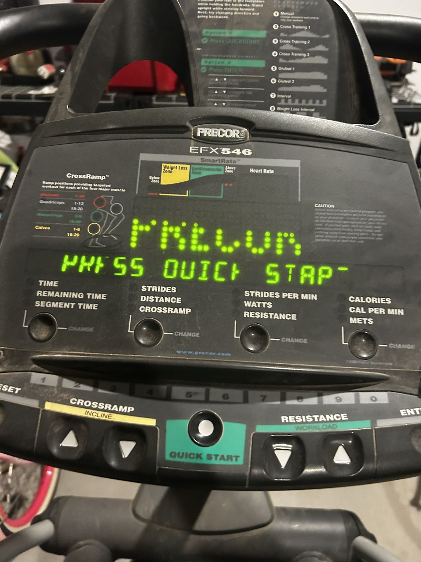 Precor EFX Commercial elliptical