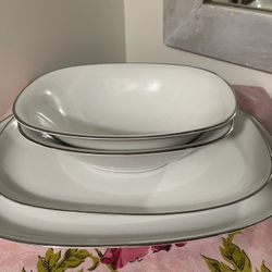 Princess House Princess Heritage Set Of 4 Serving Pieces