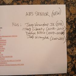 NEW ABS SENSOR #ARC1024