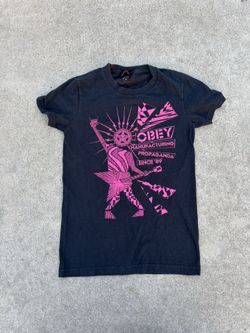 Obey Manufacturing Propaganda Since 1989 graphic tee