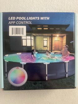 LED pool lights with App control