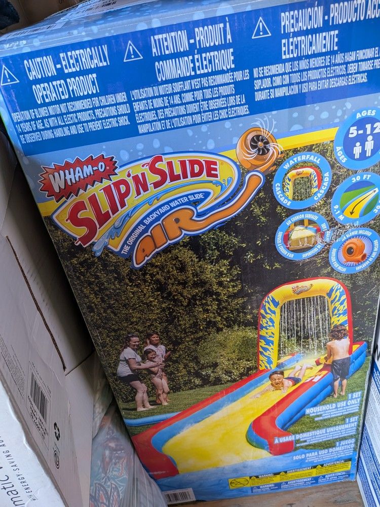 Wamo Slip & Slide, Background Water Slide