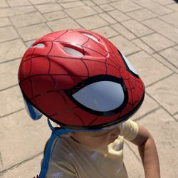 Spiderman safety bike helmet 