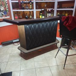Set Of Bar 2 Stools And Futball Table