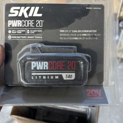 Skil Power Core 20 5 Ah Batteries, Brand New