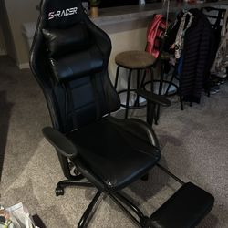 MUST GO - Gaming Office Chair S Racer Recline with Foot Rest
