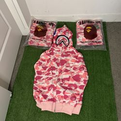 Pink BAPE Hoodie 