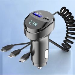 55 Watts Car Cigar Charger 5 Ports