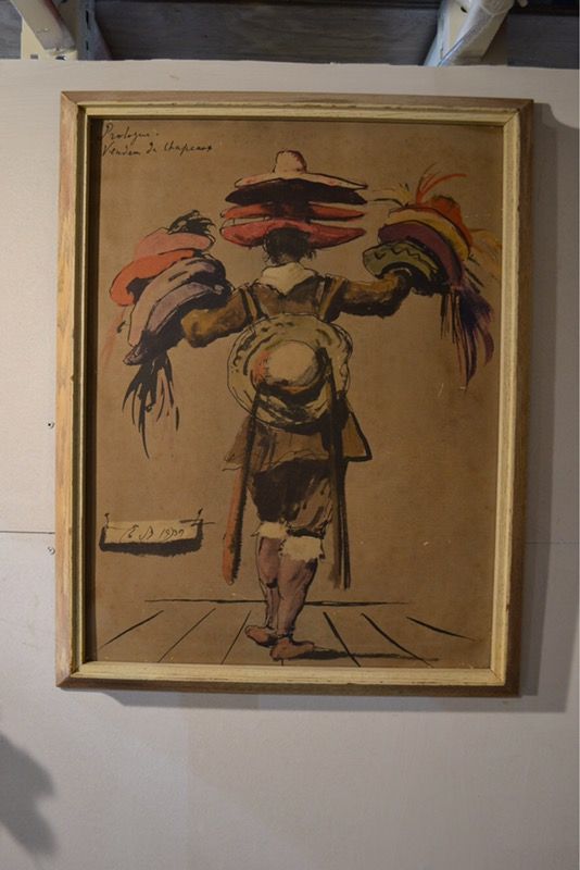 Eugene Bergman (1888-1972) : The Hat Seller