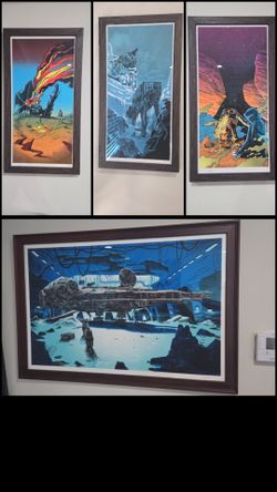 Tim Doyle Star Wars Art Prints – Professionally Framed – $450 OBO