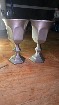 Vintage 'Lenard' Silver Chalice Set