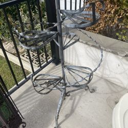 Vintage Metal Plant Stand