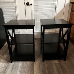 Black End Tables Set Of 2
