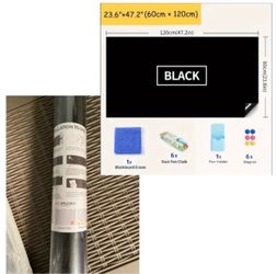 Dry-erase chalkboard wallpaper set