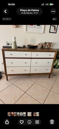 6 drames dresser + nightstands