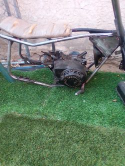 Mini bike start up runs vary fast