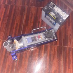 Battery And Car jack