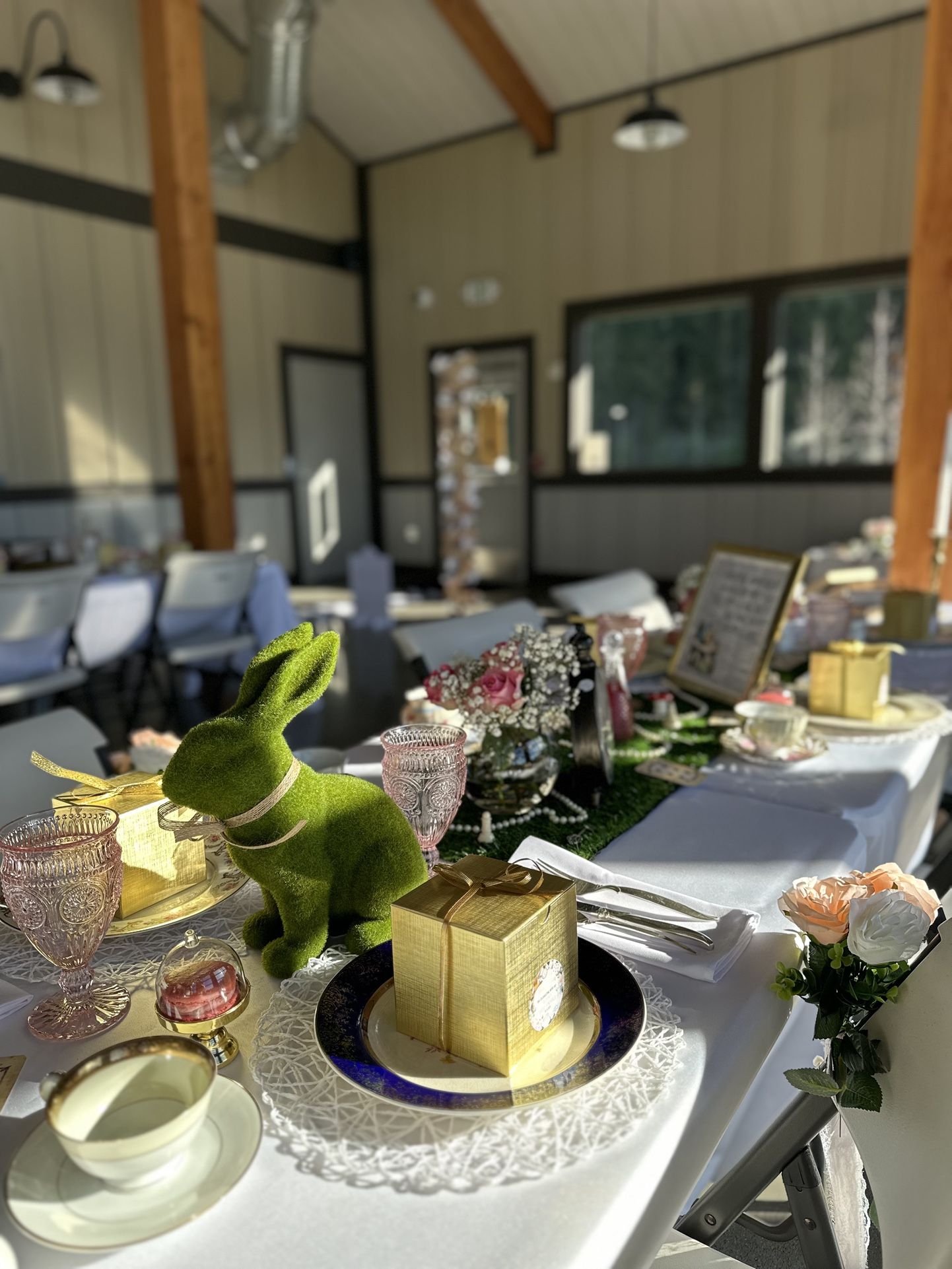 6 Artificial Grass Table Runners