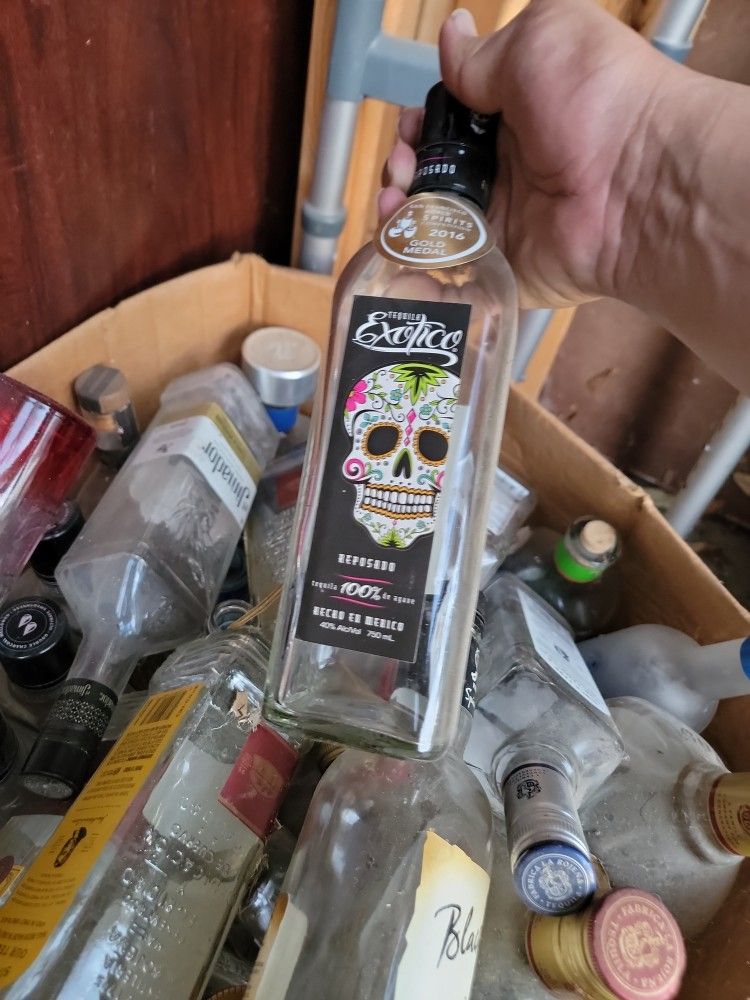 Empty Liquor Bottles