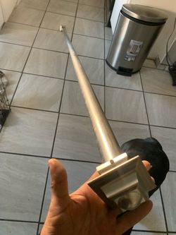 Really long curtail rod steel