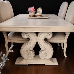 😍 Elegant dining table with 4 chairs,