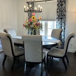 Savion Oval Dining Set 5pcs