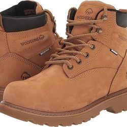 NEW SZ 6.5 Wide WOMEN (MUJER/FEMMES) Insulated 6" Waterproof Work Boots STEEL TOE