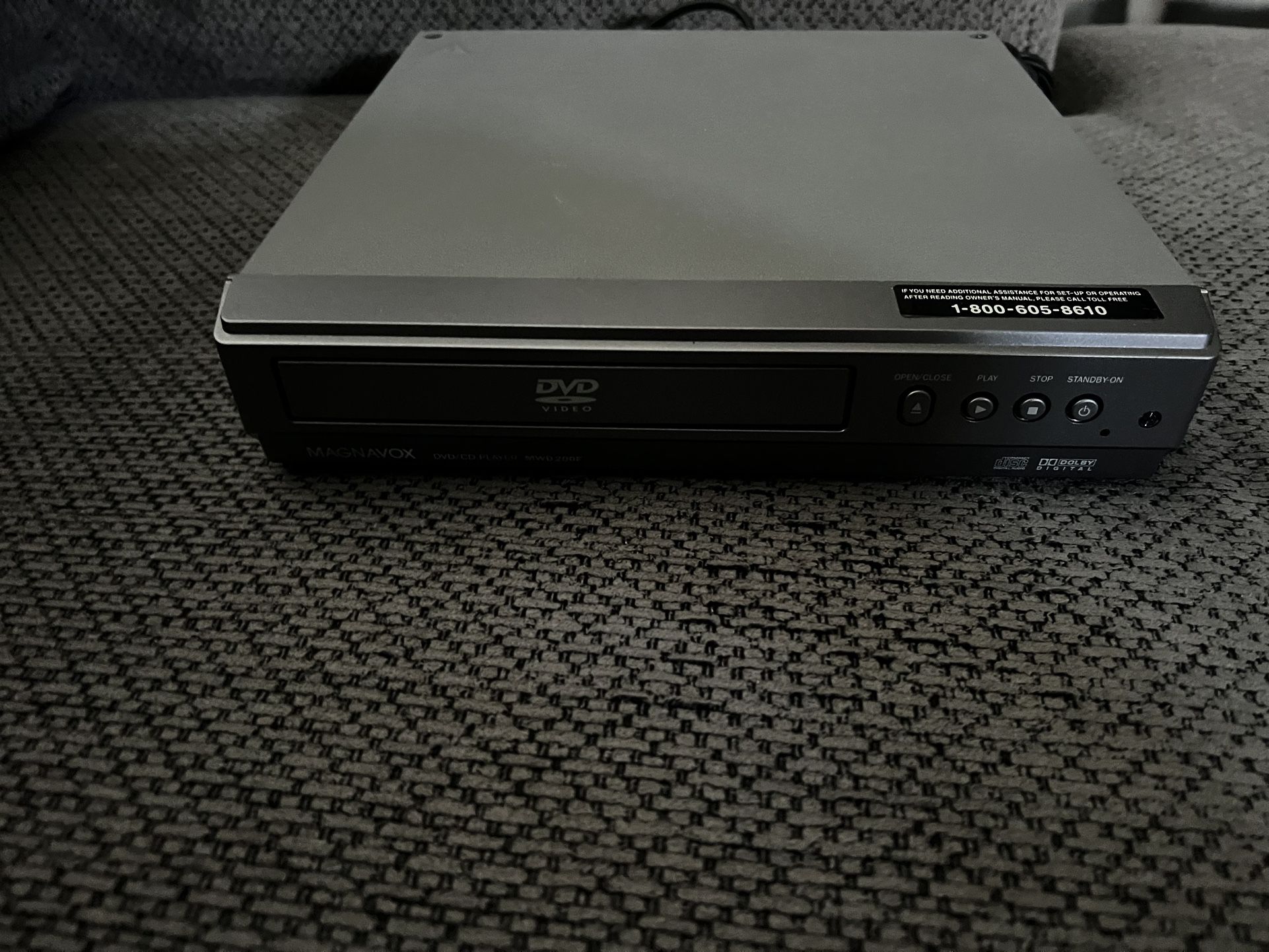Magnavox MWD200F DVD Player