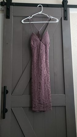 Lacey lavendar dress