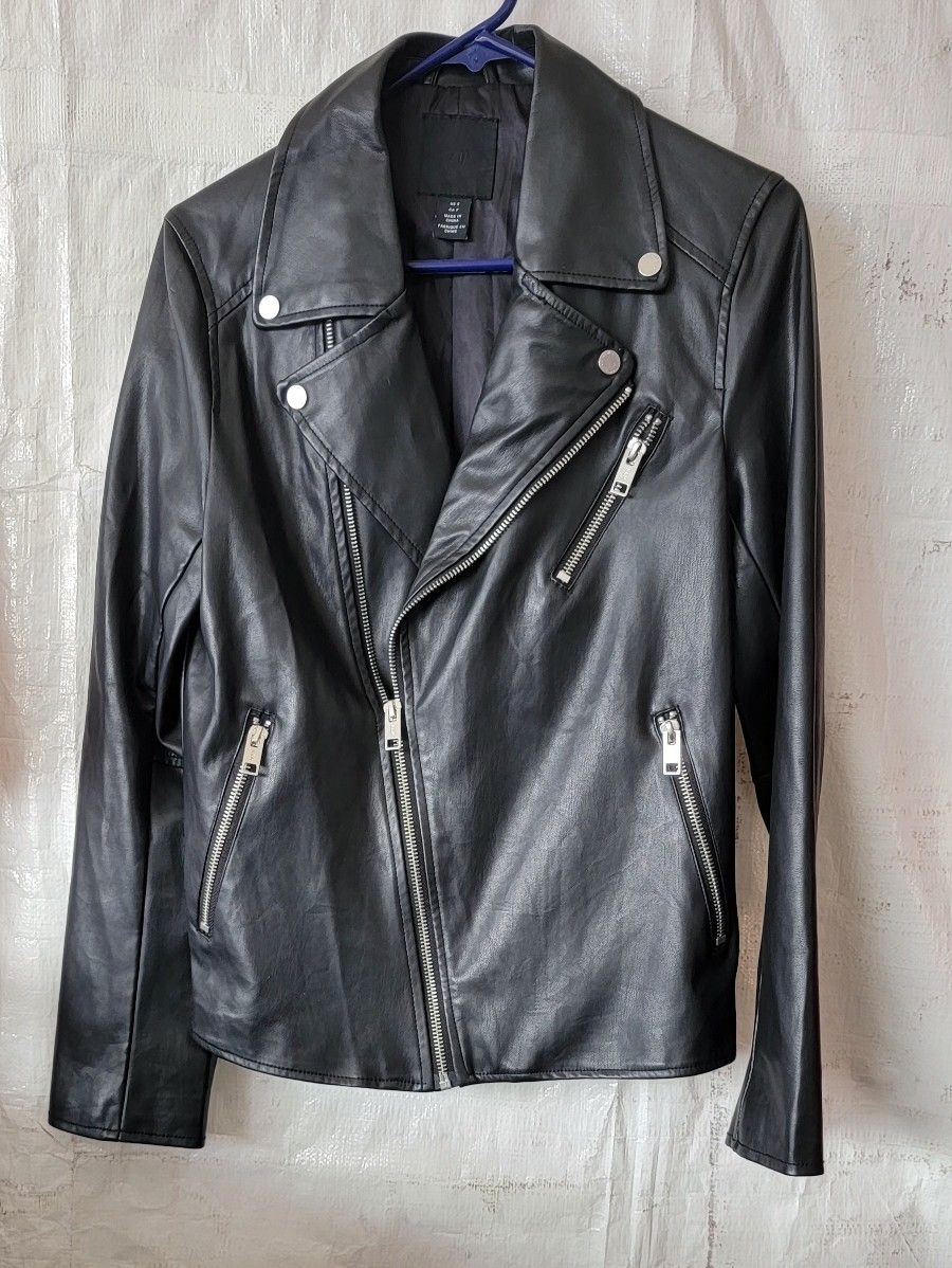 H & M Leather Style Jacket