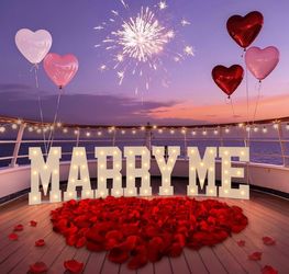 Marry Me Sign